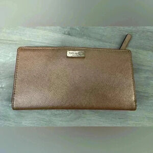 Kate Spade Rose gold wallet